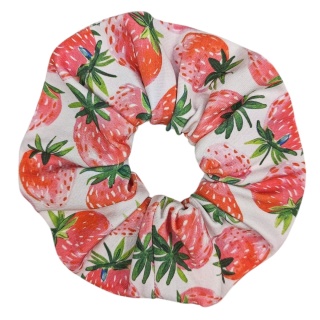 Scrunchie Truskaweczki