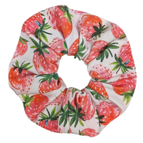Scrunchie Truskaweczki
