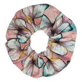 Scrunchie Kolorowe Motyle