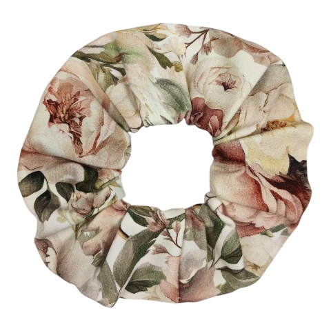 Scrunchie Retro Piwonie