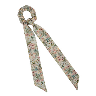 Scrunchie z długim ogonkiem Wiosenna Łąka