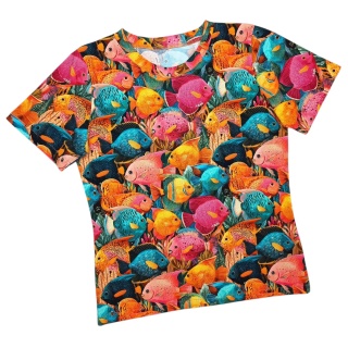 T-shirt damski Kolorowe Ryby