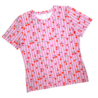 T-shirt damski Wisienki