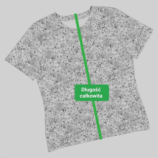 Zestaw T-shirt damski & dziecięcy Hortensje