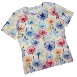 Zestaw t-shirt Dmuchawce + Spódnica Maxi Buraczek rozmiar M