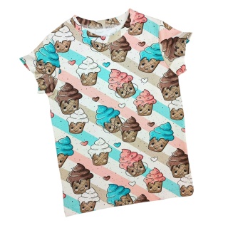 Komplet Pastelowe Babeczki + Landrynkowy Róż